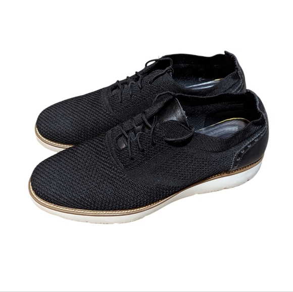 Laoks Oxford Lightweight Walking Black Size 11.5 Knit Breathable Preppy - Picture 1 of 6